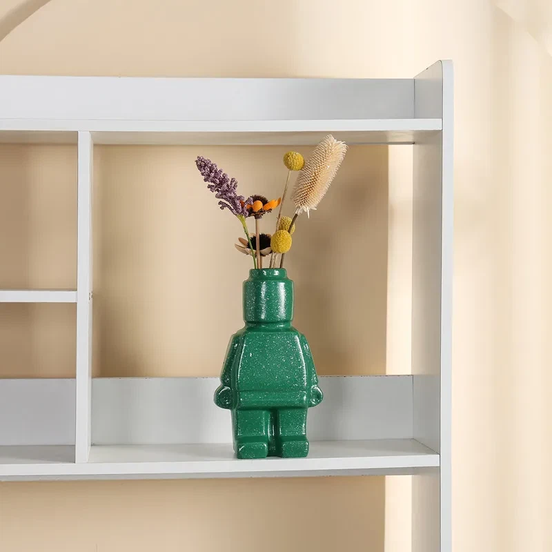 Resin Robot Vase – Modern Decorative Minifigure