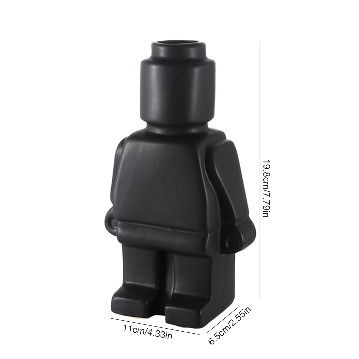 Resin Robot Vase – Modern Decorative Minifigure