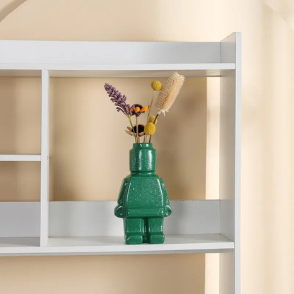 Resin Robot Vase – Modern Decorative Minifigure