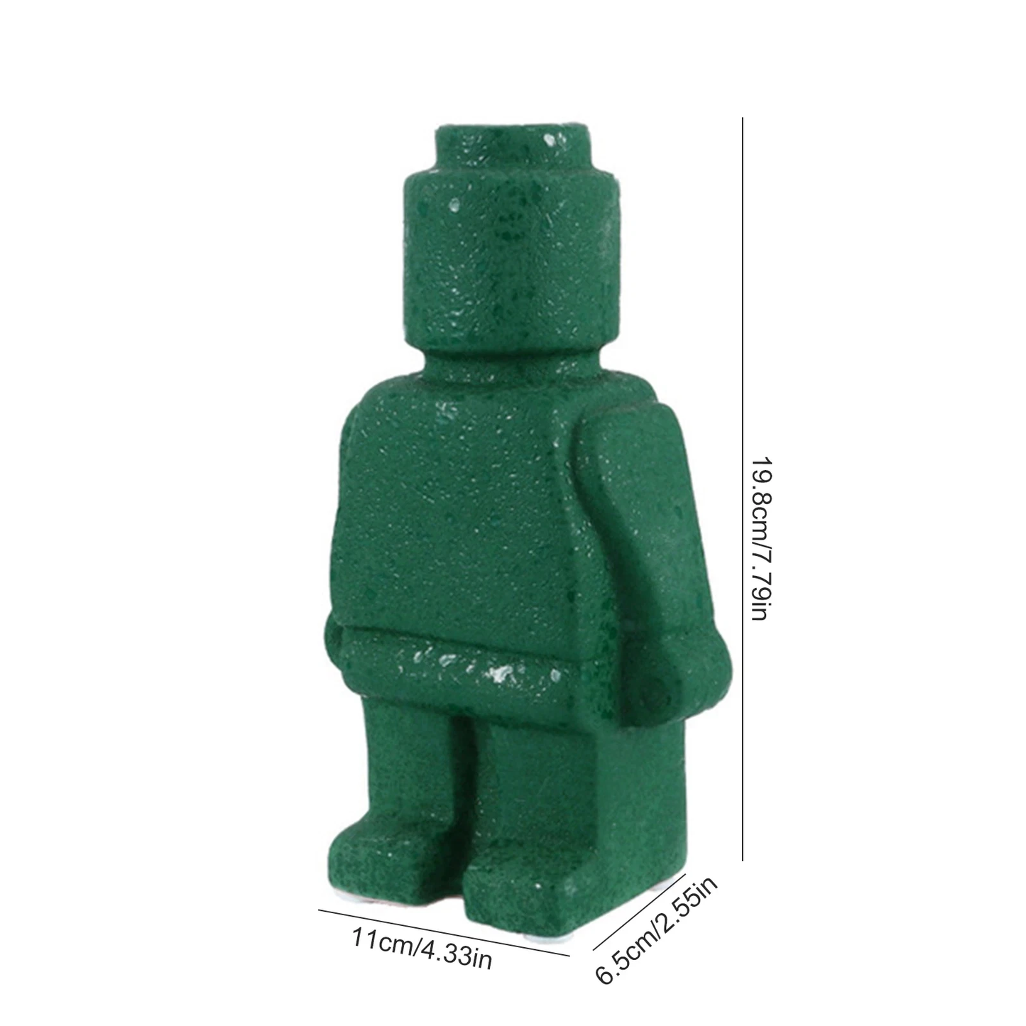 Resin Robot Vase – Modern Decorative Minifigure